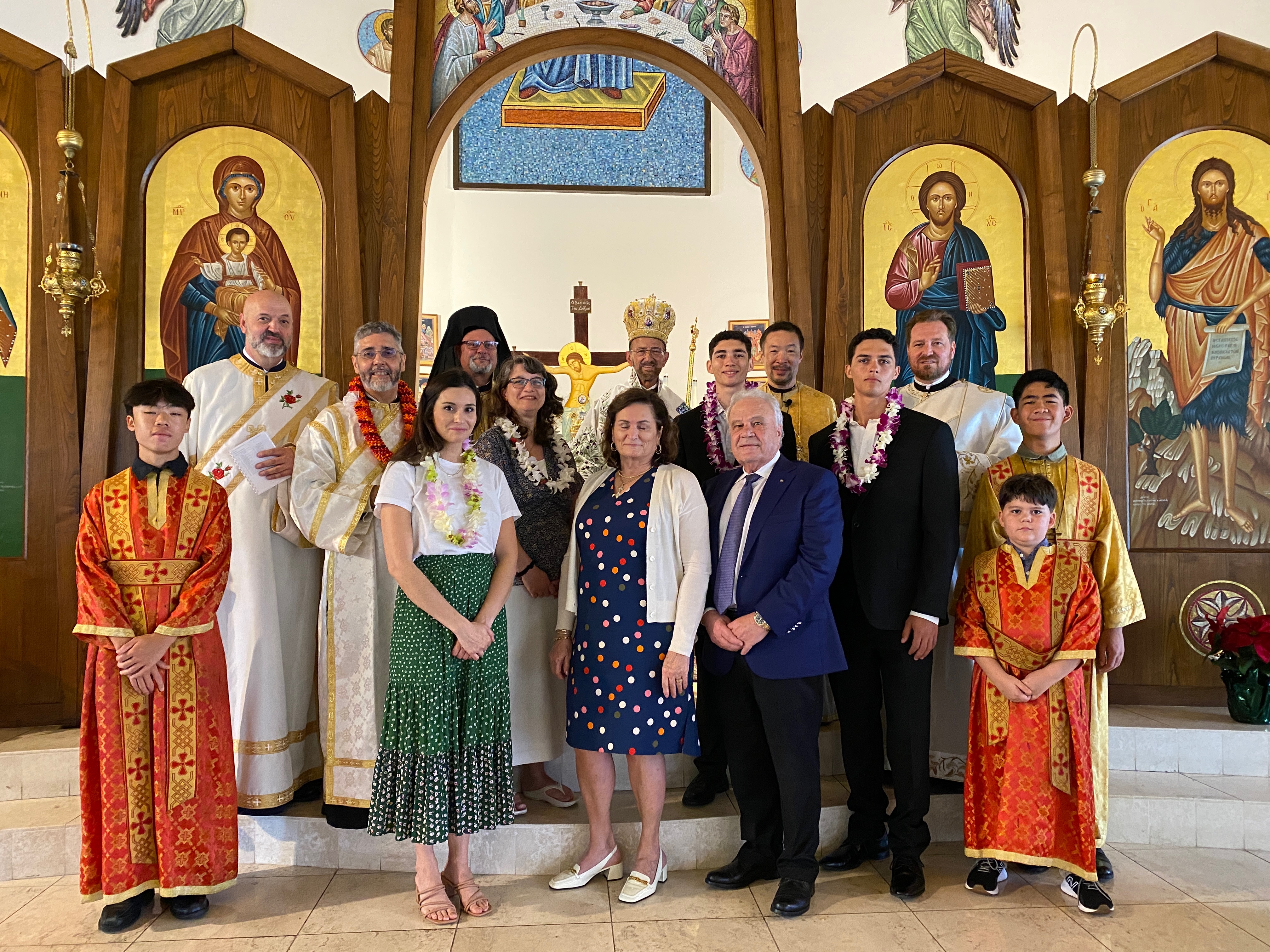 Ordination of Fr. Deacon Gabriel Clergy and Family Photo