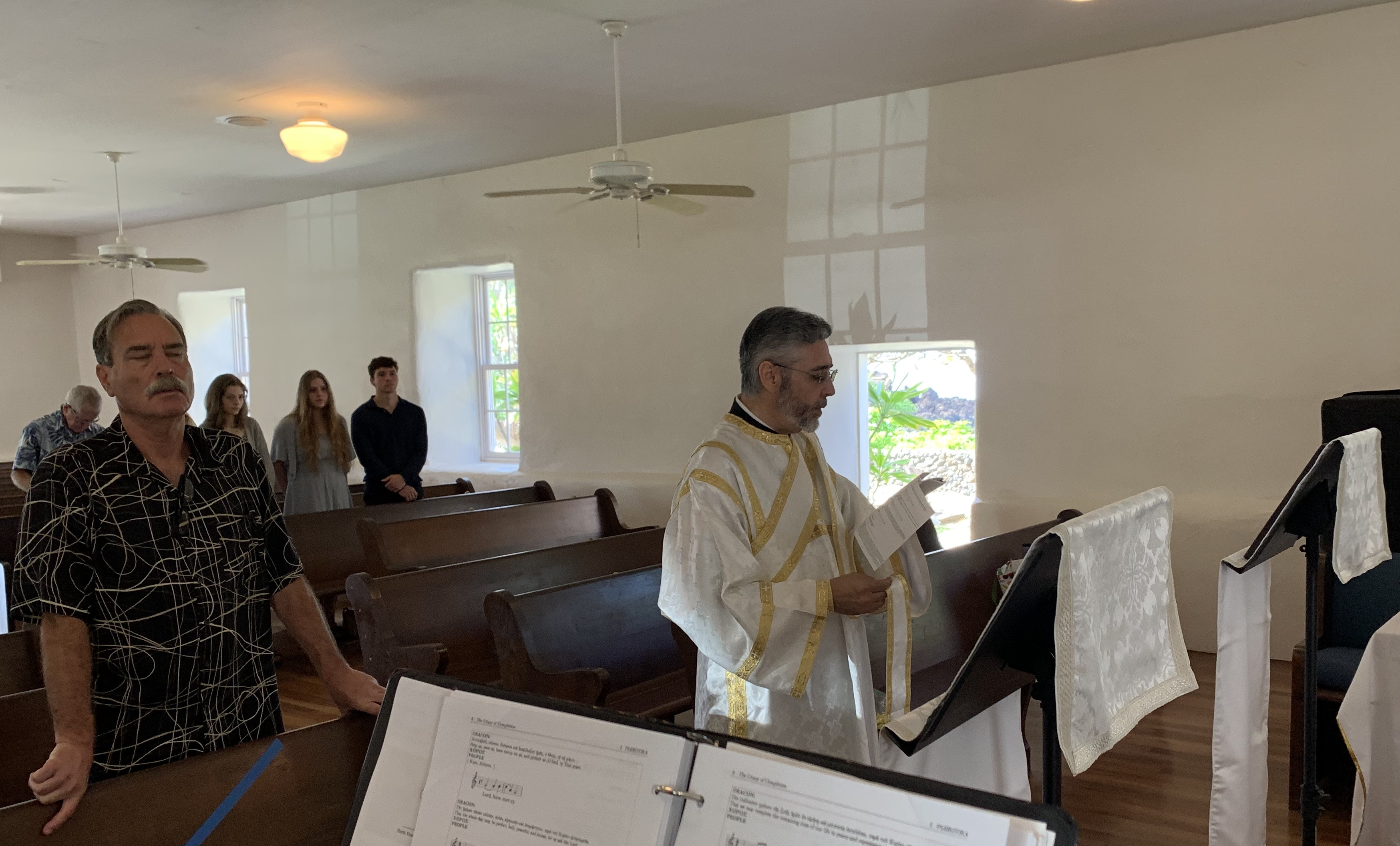 Fr. Deacon Gabriel Serving